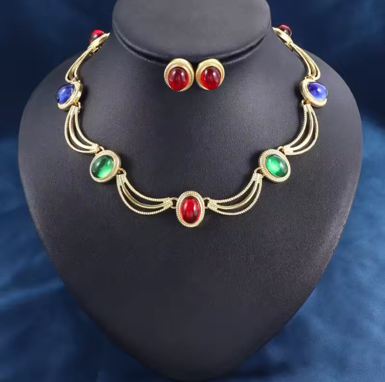 Multi-color costume Jewelry set