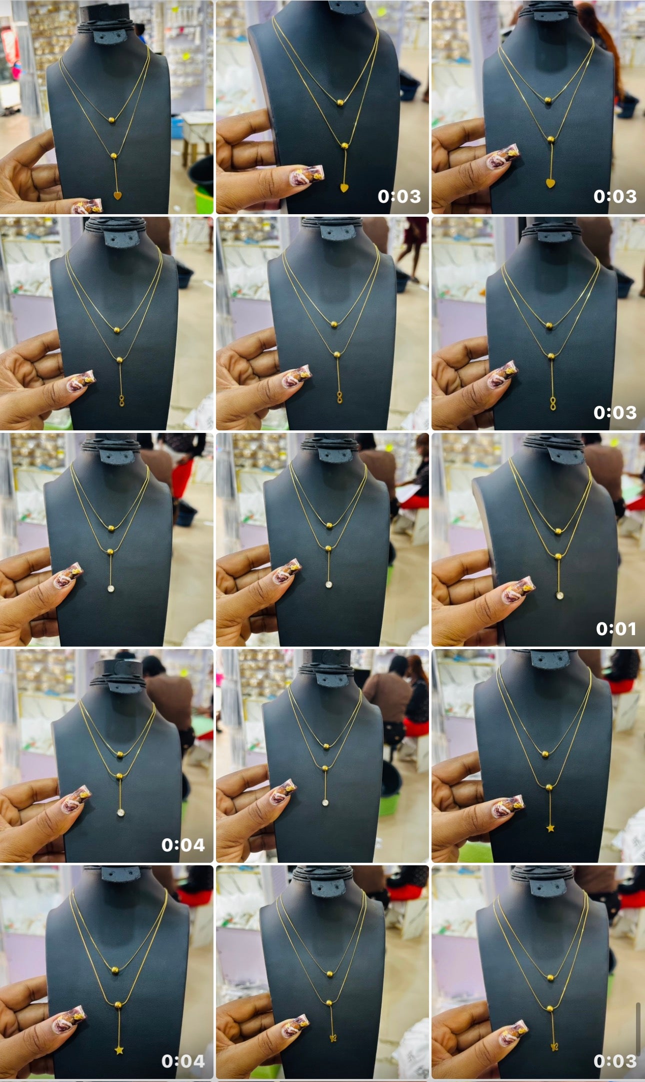Double Layer Stainless Steel Necklace