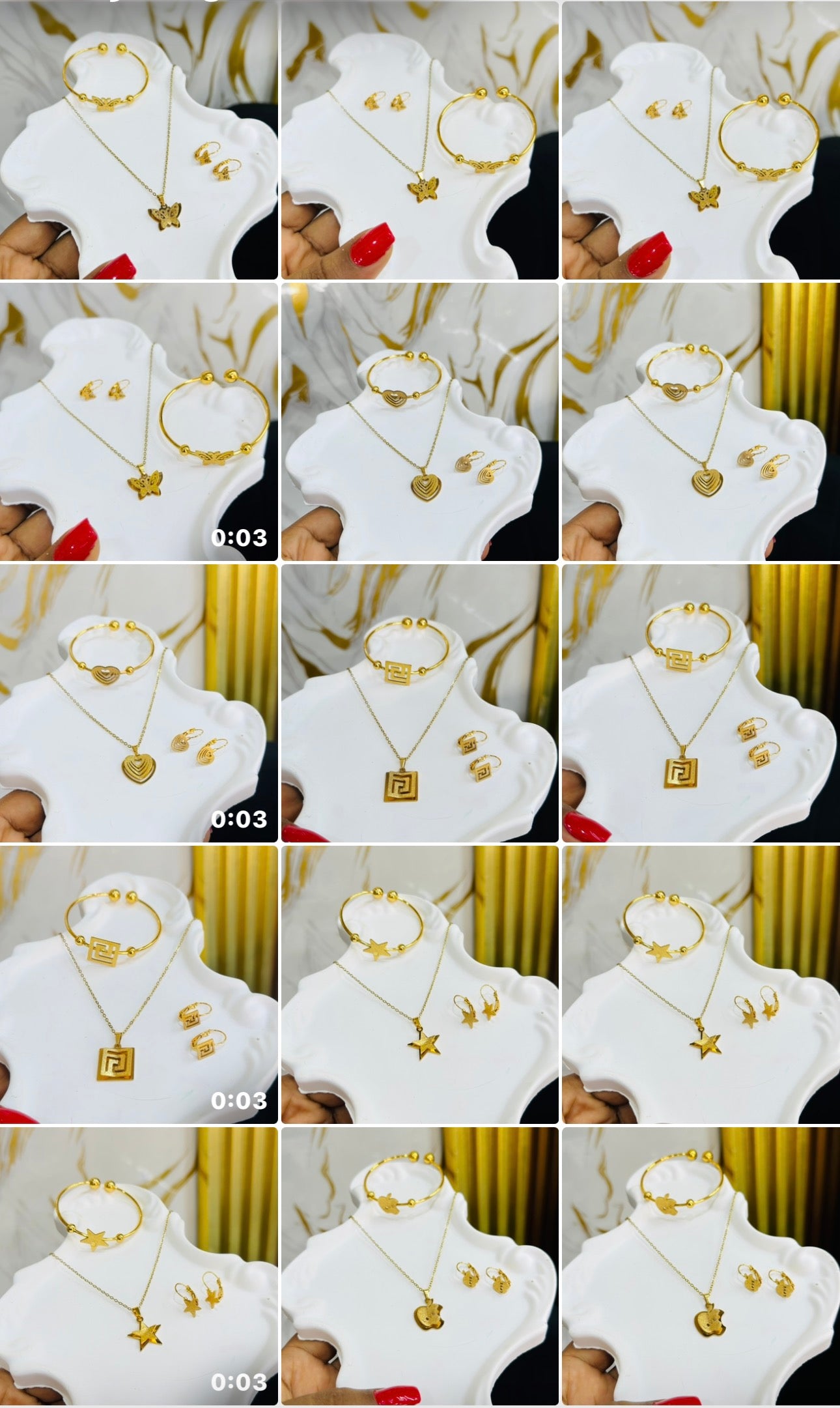 Steel Jewelry Set 🔥