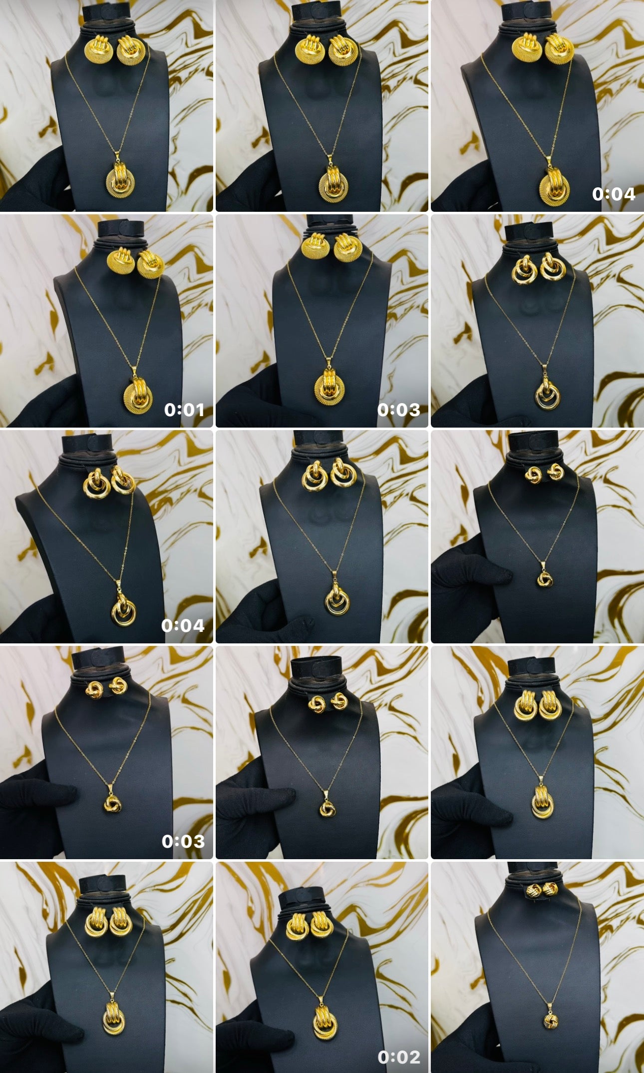 Steel Jewelry Set