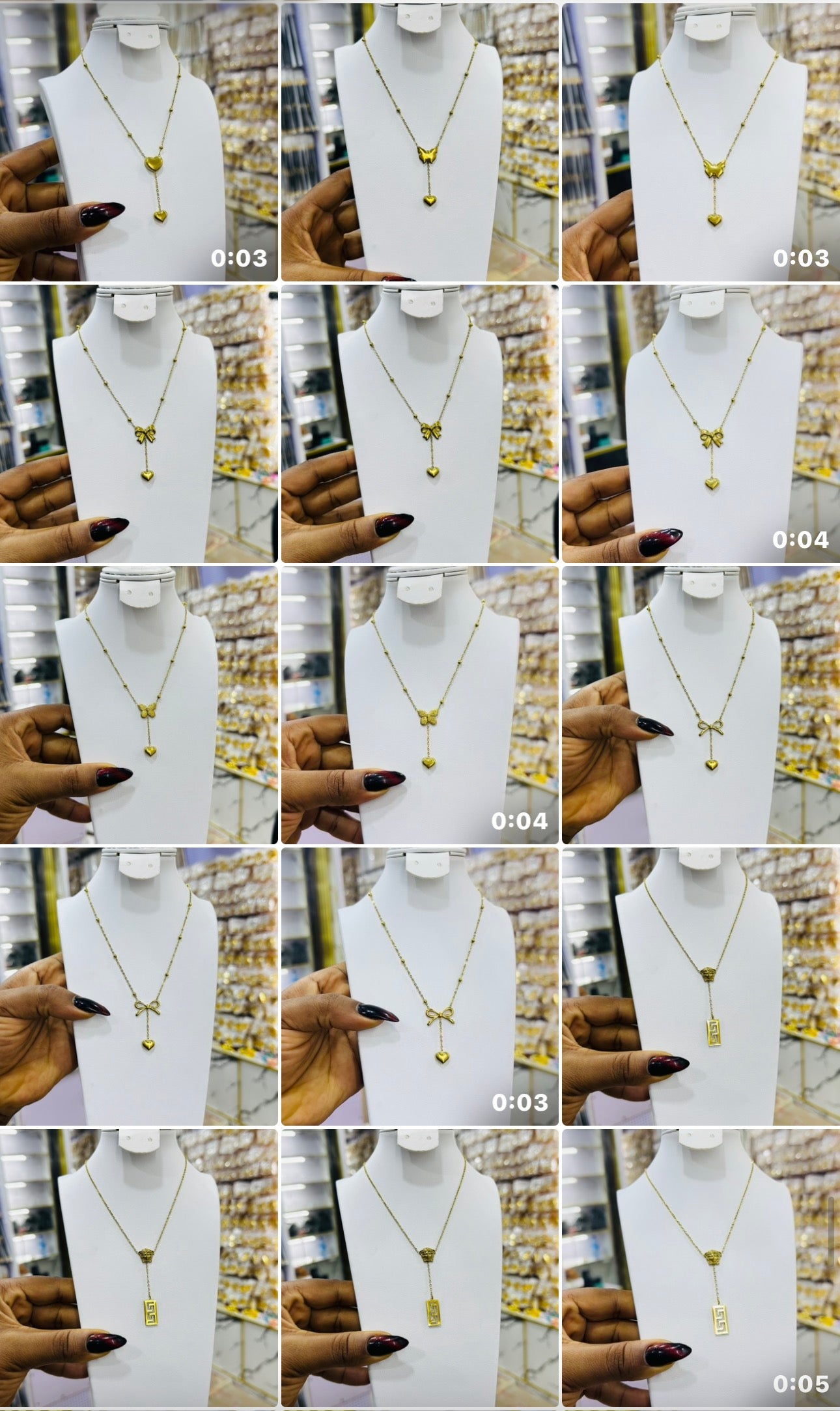 Drop Steel Necklace