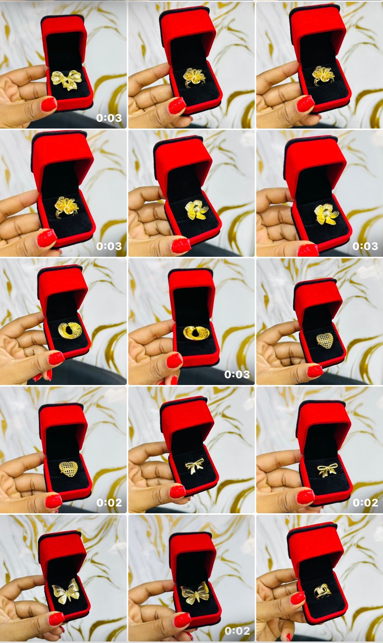 Chunky Rings (gold plated🔥)