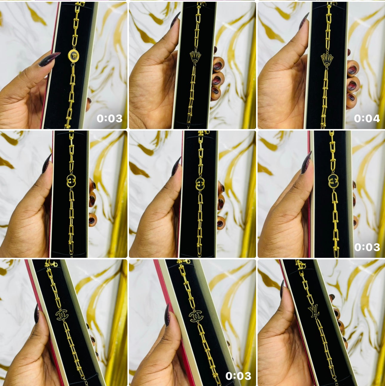 Branded Steel Bracelets