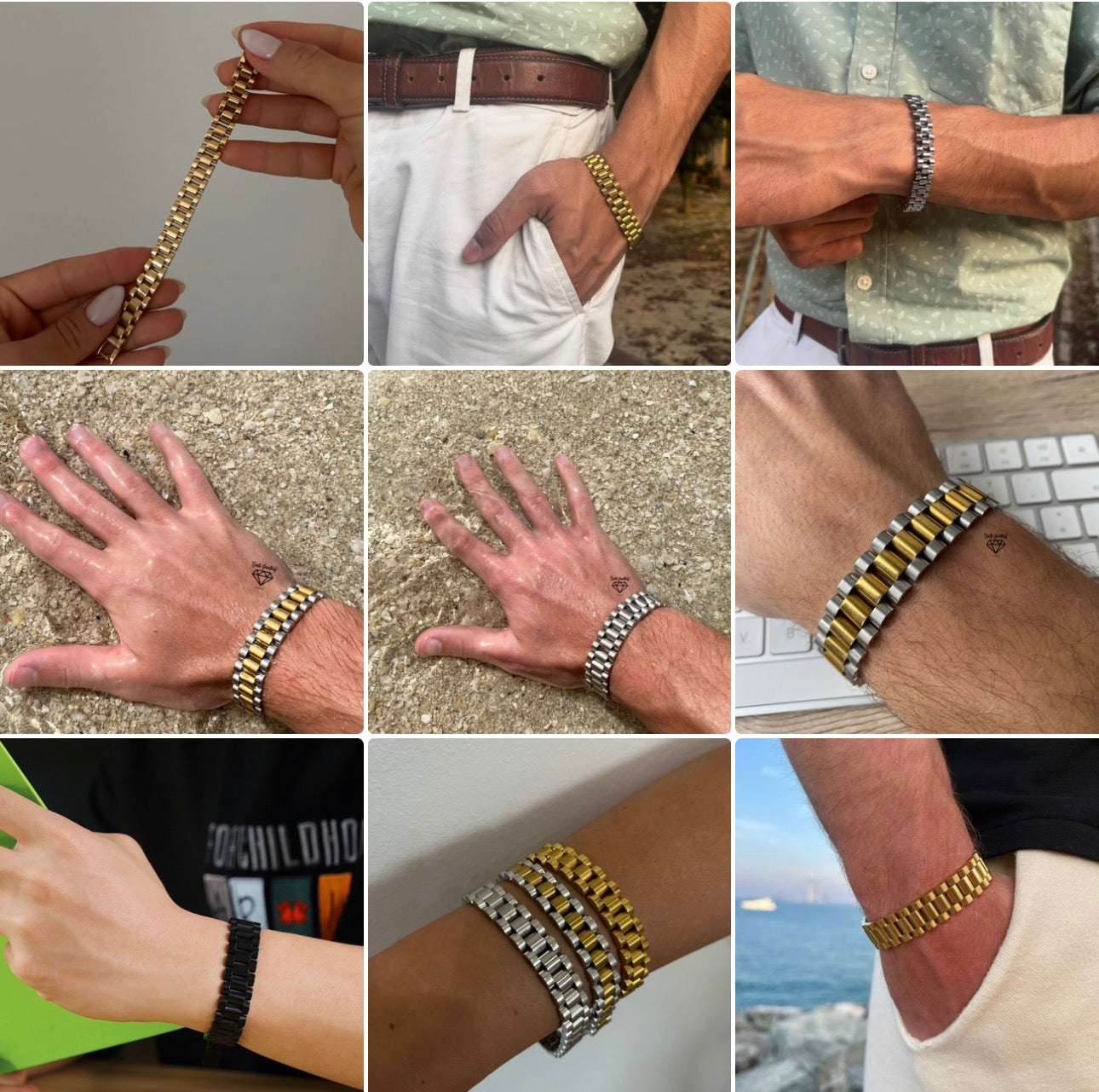 Rolex Steel Bracelets