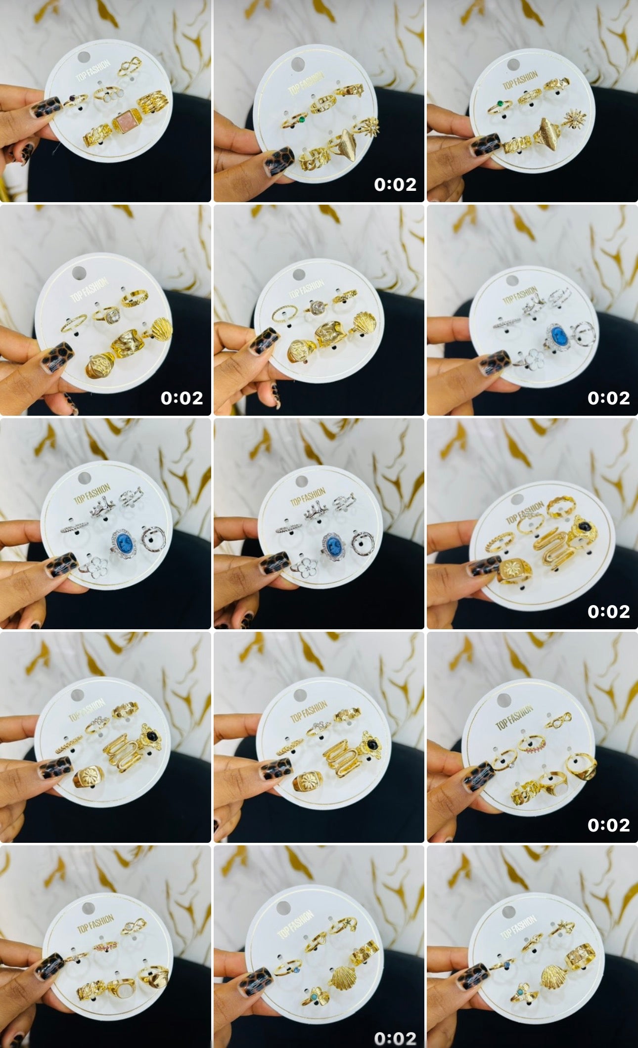 Fashion Knuckle Rings pack