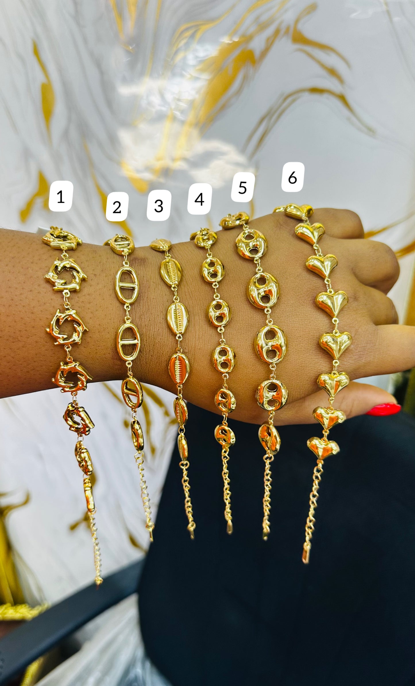 Chunky Charm Bracelets