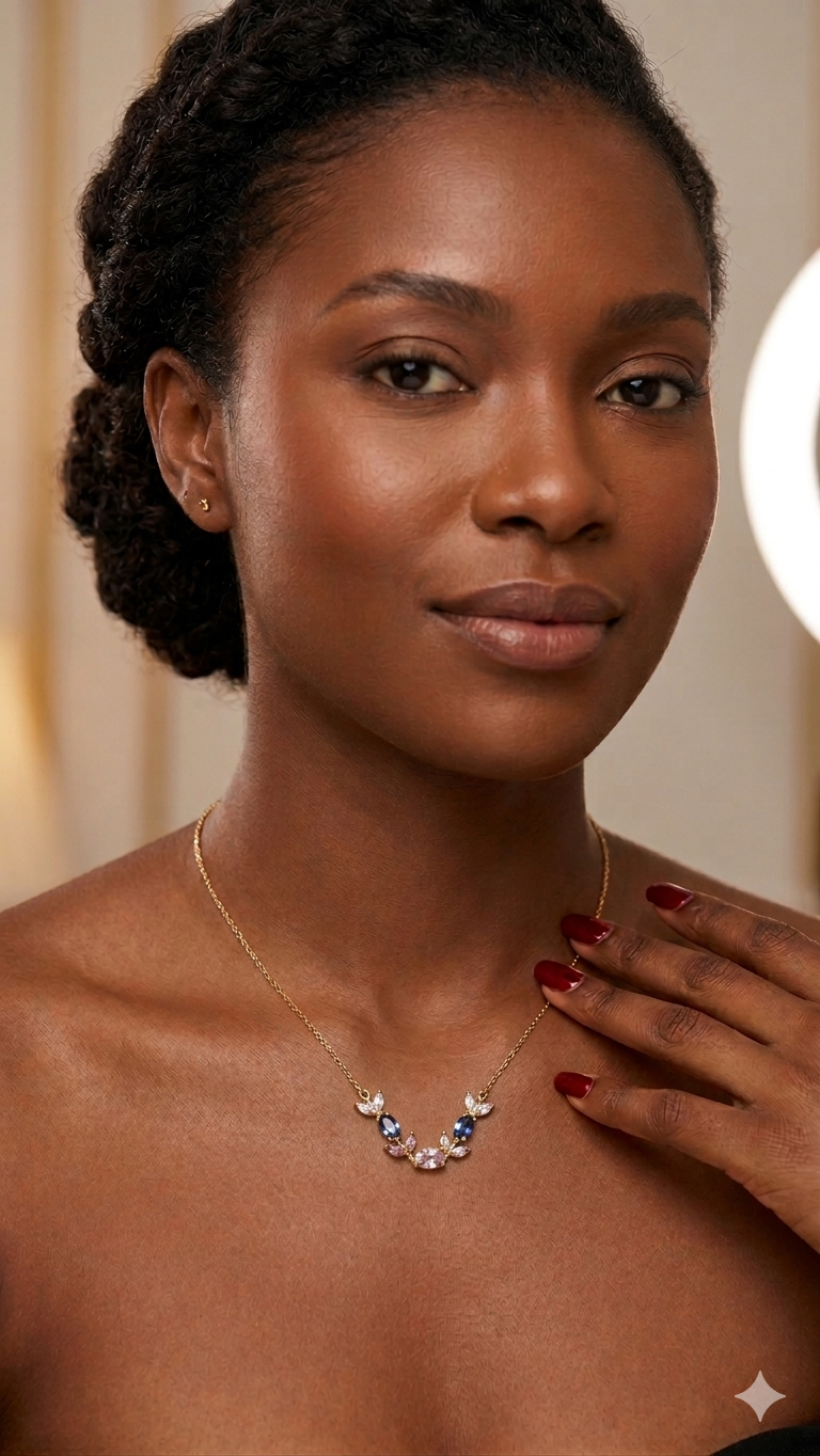 Dainty vine Necklace