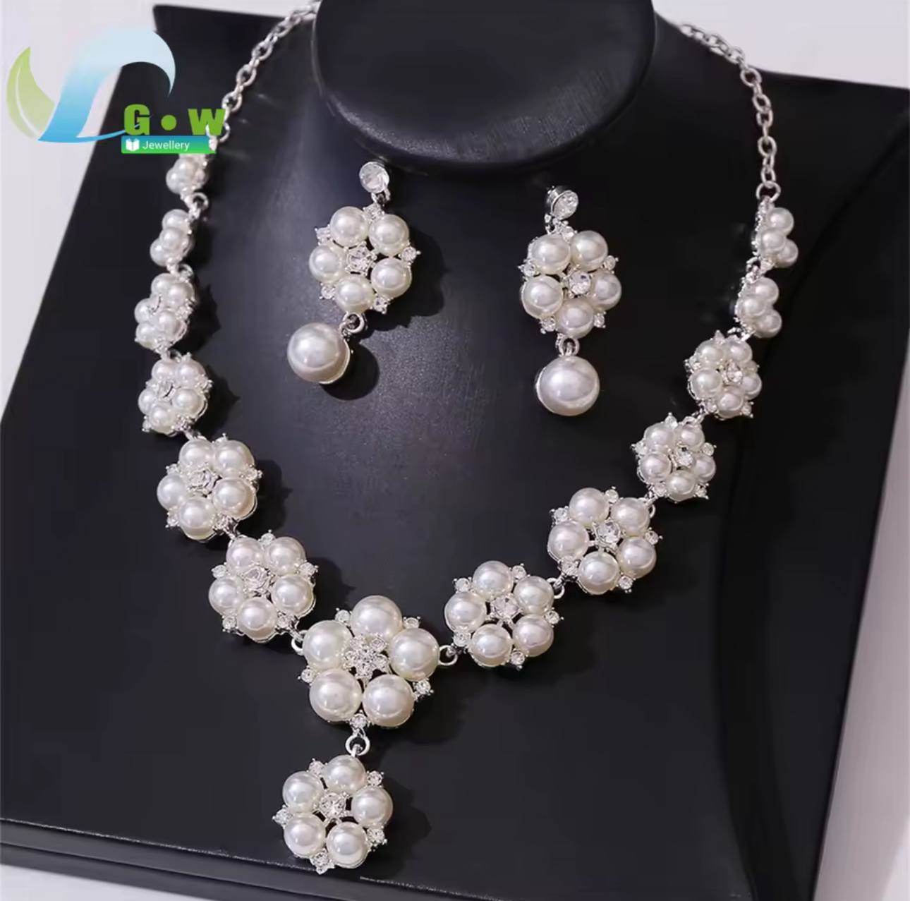 Chunky Pearl Jewelry set