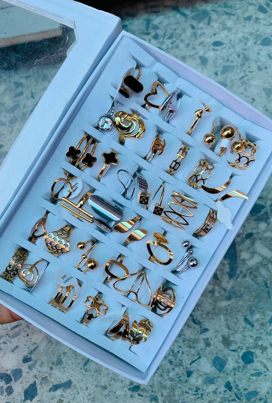 Steel Knuckle rings (3 pcs)