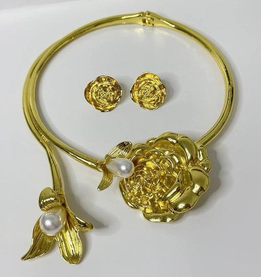 Big Rose Jewelry Set