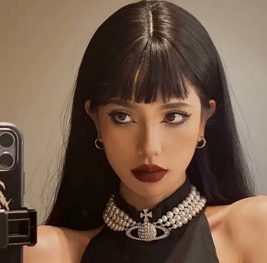 Designer Pearl choker