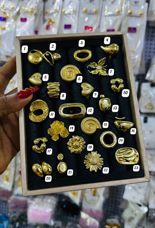 Chunky Knuckle rings (adjustable)