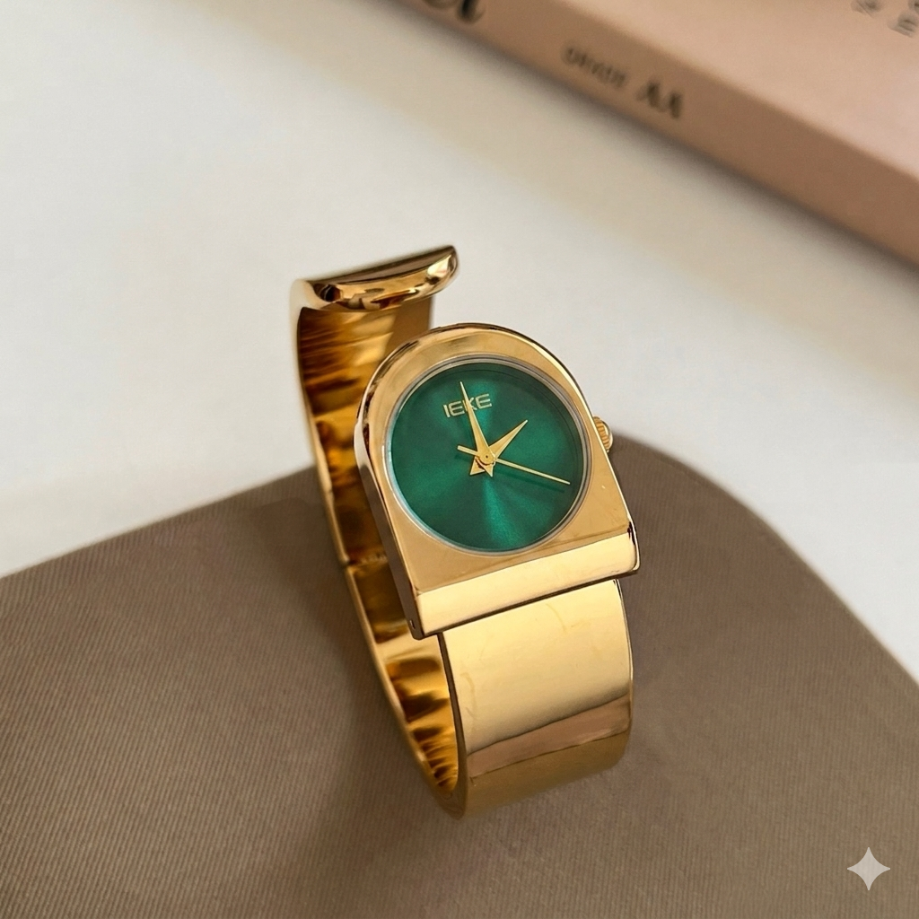 IEKE ladies bangle Wristwatch with branded box & bag