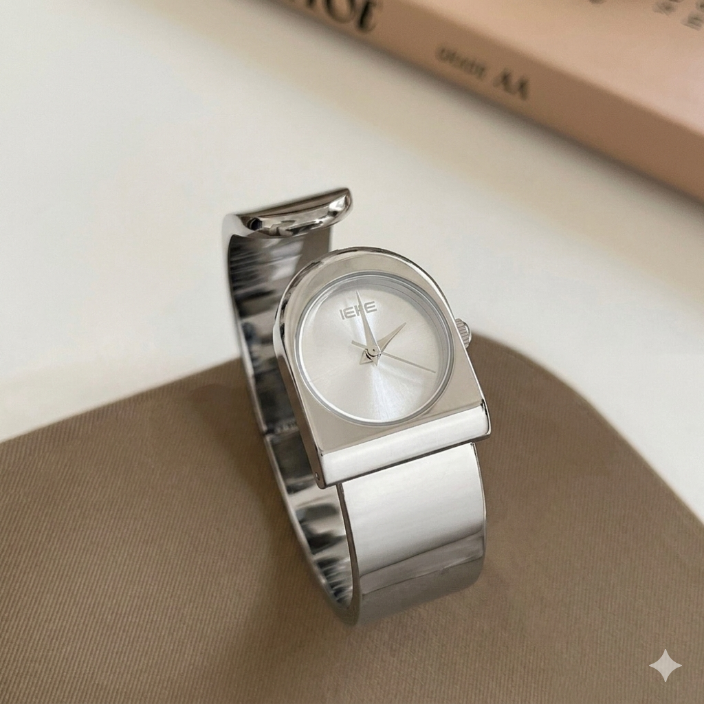 IEKE ladies bangle Wristwatch with branded box & bag